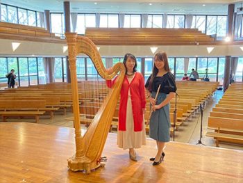 ハープ・フルートアンサンブルコンサートのお知らせ